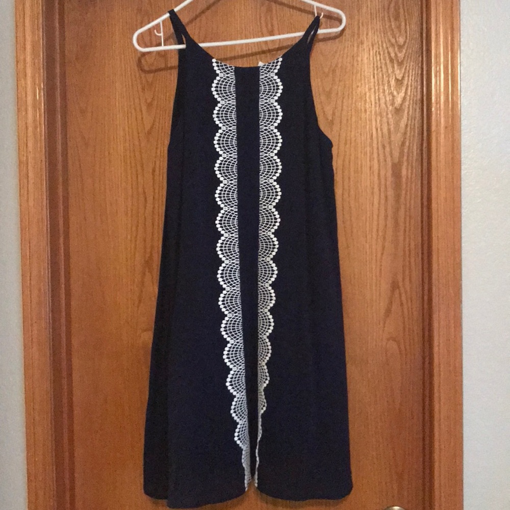 Navy blue dress